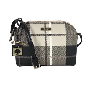 Kate Spade Brightwater Drive Plaid Hanna Crossbody Bag